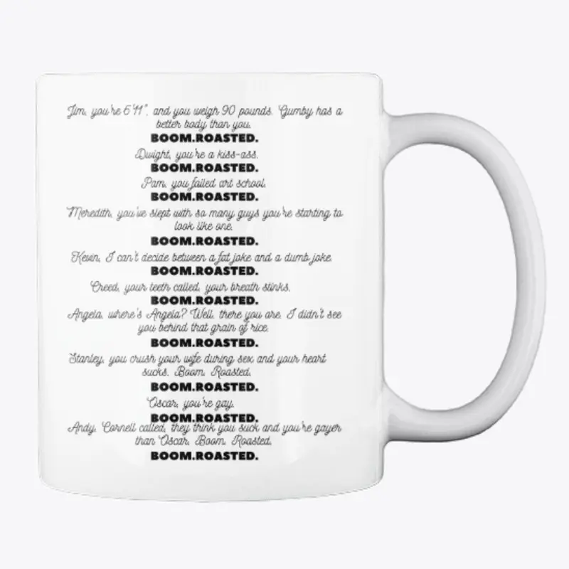 michael scott roast mug - the office